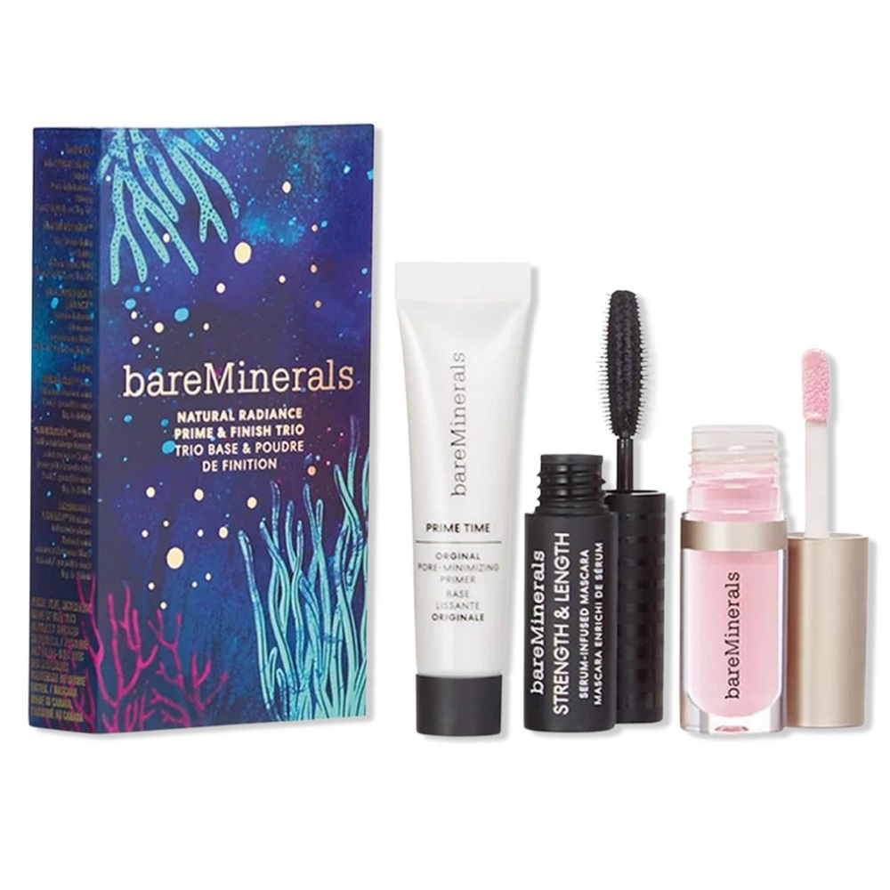 bareMinerals Natural Radiance Prime & Finish Trio NWT